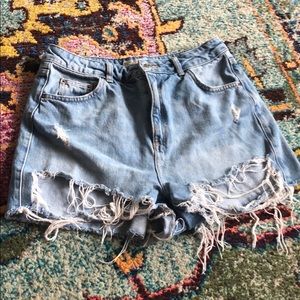 🌞 Topshop Moto Mom Jean Shorts (12) 🌞